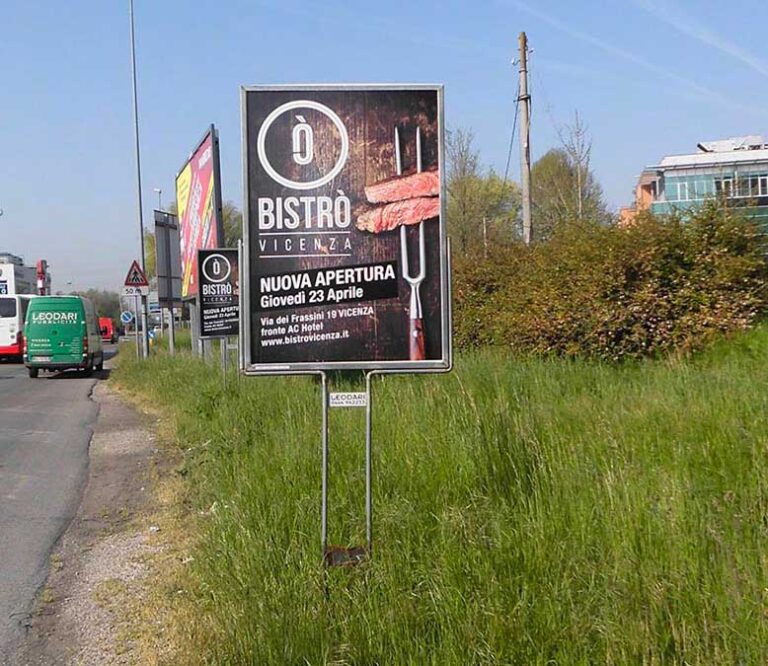 Pubblicit&agrave; itinerante Bistro