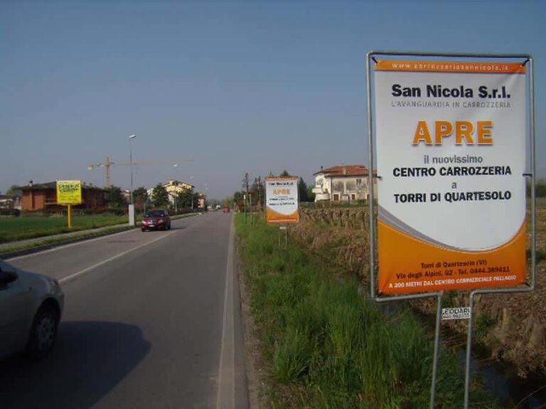 Pubblicit&agrave; itinerante Carrozzeria San Nicola