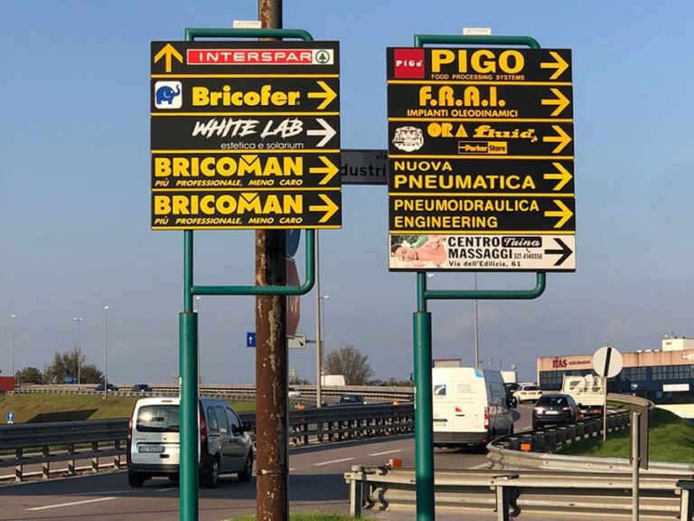 Segnaletica aziendale Bricoman