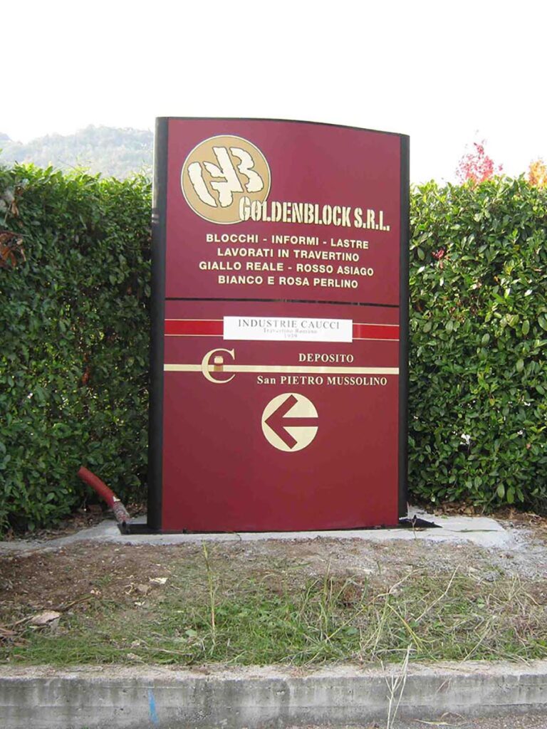 Totem 33 Totem-Goldenblock-Leodari-Pubblicita-Vicenza