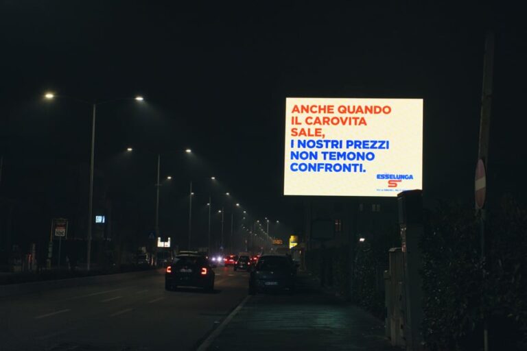 Display LED pubblicitario 4x3 m, San Lazzaro (VI), campagna Esselunga