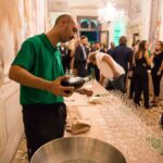 Festa per i 75 anni di Leodari Pubblicit&agrave; a Villa Valmarana ai Nani, l&rsquo;aperitivo