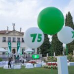 Festa per i 75 anni di Leodari Pubblicit&agrave; a Villa Valmarana ai Nani, backstage