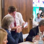 Festa per i 75 anni di Leodari Pubblicit&agrave; a Villa Valmarana ai Nani, la cena