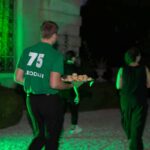 Festa per i 75 anni di Leodari Pubblicit&agrave; a Villa Valmarana ai Nani, l&rsquo;aperitivo