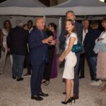 Festa per i 75 anni di Leodari Pubblicit&agrave; a Villa Valmarana ai Nani, l&rsquo;aperitivo