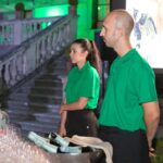 Festa per i 75 anni di Leodari Pubblicit&agrave; a Villa Valmarana ai Nani, l&rsquo;aperitivo