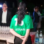 Festa per i 75 anni di Leodari Pubblicit&agrave; a Villa Valmarana ai Nani, l&rsquo;aperitivo