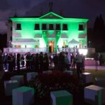 Festa per i 75 anni di Leodari Pubblicit&agrave; a Villa Valmarana ai Nani, l&rsquo;aperitivo