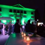 Festa per i 75 anni di Leodari Pubblicit&agrave; a Villa Valmarana ai Nani, l&rsquo;aperitivo