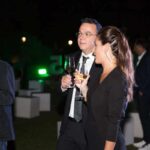 Festa per i 75 anni di Leodari Pubblicit&agrave; a Villa Valmarana ai Nani, l&rsquo;aperitivo
