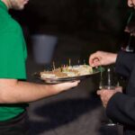 Festa per i 75 anni di Leodari Pubblicit&agrave; a Villa Valmarana ai Nani, l&rsquo;aperitivo