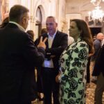 Festa per i 75 anni di Leodari Pubblicit&agrave; a Villa Valmarana ai Nani, l&rsquo;aperitivo