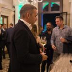 Festa per i 75 anni di Leodari Pubblicit&agrave; a Villa Valmarana ai Nani, l&rsquo;aperitivo