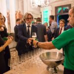Festa per i 75 anni di Leodari Pubblicit&agrave; a Villa Valmarana ai Nani, l&rsquo;aperitivo